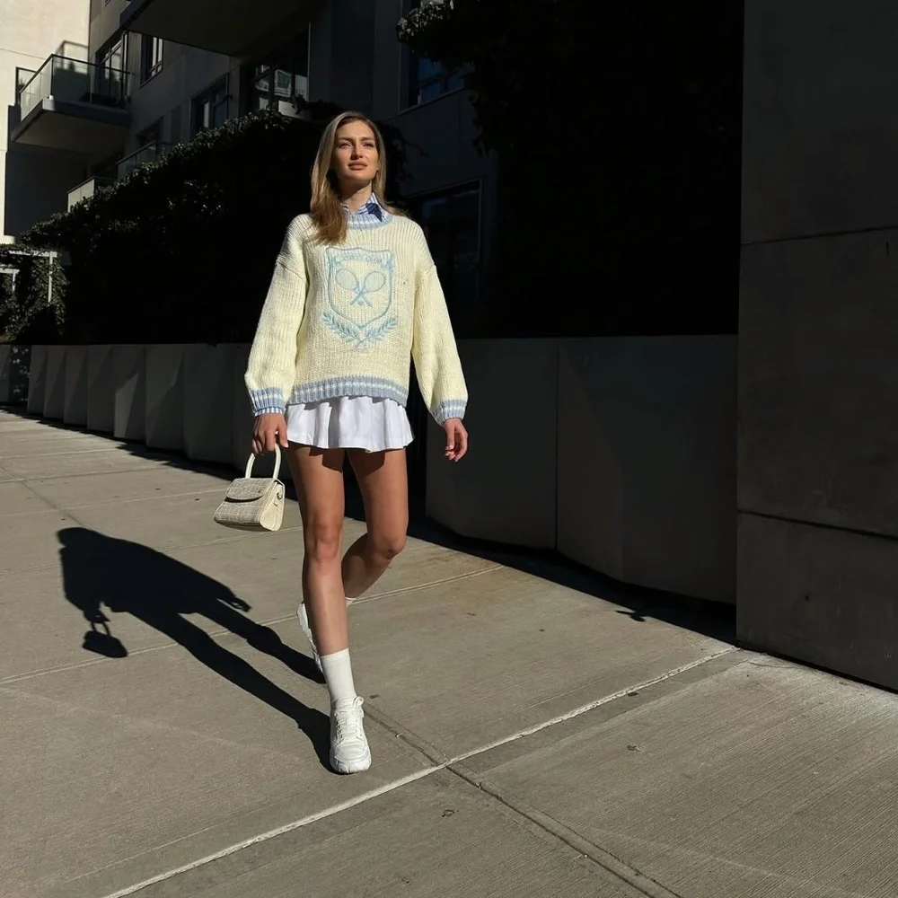 Petal & Pup Sweater - Picture 1 of 3